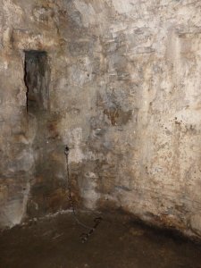 A basement room in the gatehouse