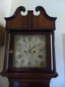 Grandfather clock made locally- in Stogursey village!