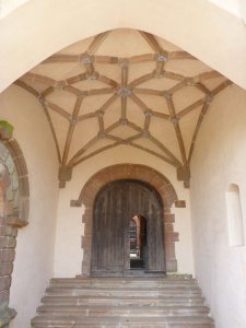 Detail of the porch roof