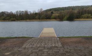 The jetty used for wedding photos