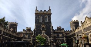 The inner courtyard