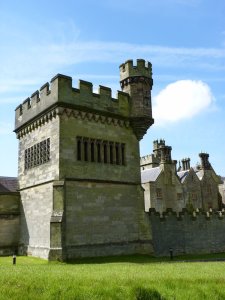 A crenellated tower- so is it a house or a castle? You decide!