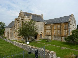 The entrance to the abbey