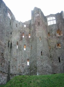 Back of Raglan Castle