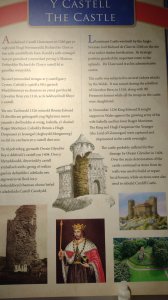 From an information board at the castle