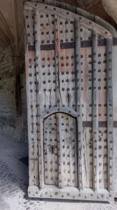 Detail of the door to the gatehouse