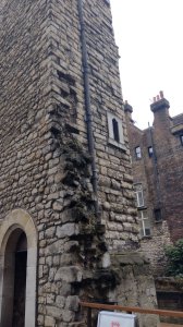 The building was once connected to the enclosure wall of the palace complex