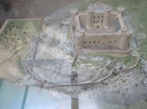 Model of the castle as it was built