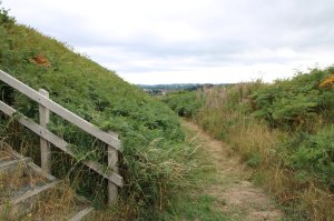 Path by the lower ramparts