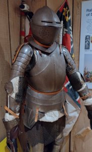A knight in shining armour- from the castle museum
