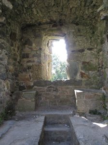 Window in the south west tower