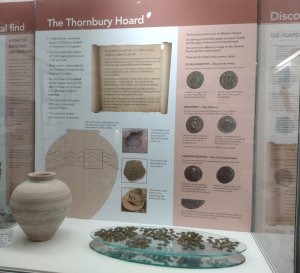 The Thornbury Hoard on display