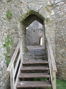 The entrance to the gatehouse