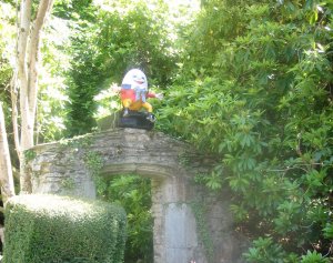 The grounds are very interesting for children