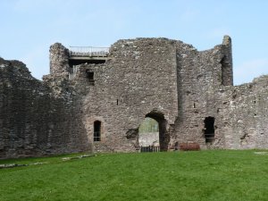 Rear of the gatehouse tower