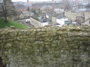View over Oxford from the top of the castle