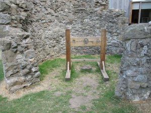Pillory in the grounds