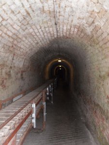Ammunition Tunnel (with conveyor belt to carry shells)