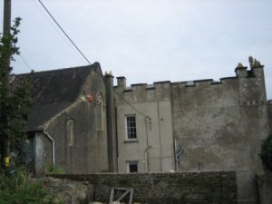 Views to the back of the castle- in need of some attention