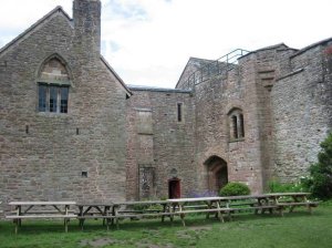 The inner courtyard