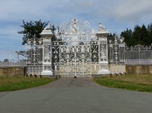 The castle gates