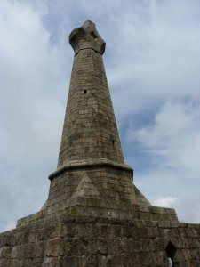 The Bassett monument on Carn Brea