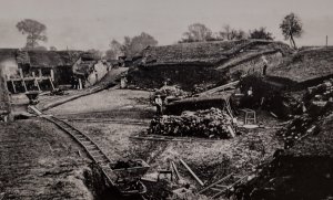 The original excavation at the site