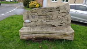 An interesting bench in Kingswood