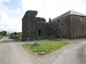 Part of the fortifications at Ewenny