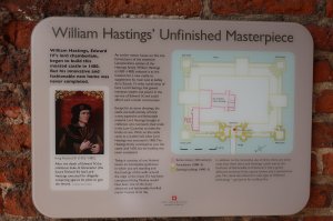 Information board in the gatehouse