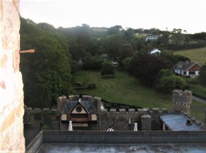 View over the courtyard