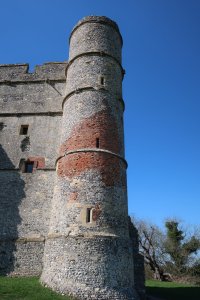 Brickwork exposed by Civil War damage