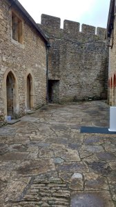 The Priest's House and courtyard