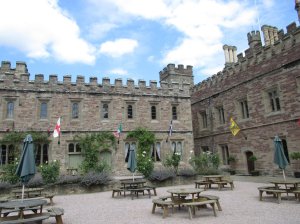 The outer courtyard