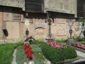 The abbey cemetery