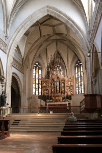 Interior of the abbey church