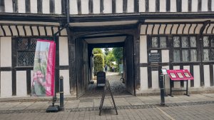 Entrance to the garden and cafe at Greyfriars