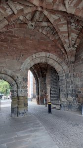 The arches through the gatehouse
