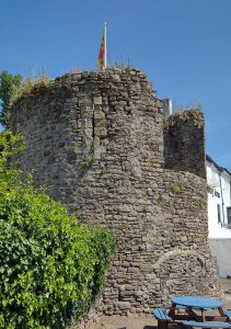 The only remaining tower of the castle