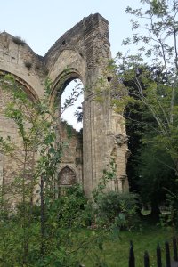 Ruins at Malmesbury Abbey- part of the old pre-dissolution building