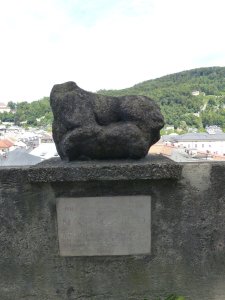 The Nonnberg dog (Hund) which marked the parish boundary