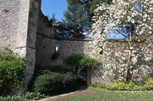 Curtain wall from the original castle