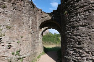 The entrance to the castle