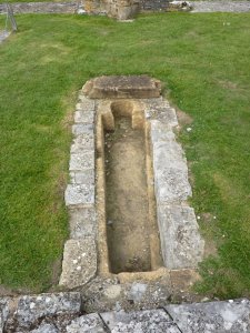 Coffin-shaped hole