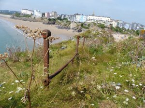 Broken railings add to the feeling of faded glory 