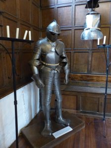 Suit of armour in the great hall