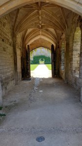 Vaulted ceiling 2 with views to the stable building