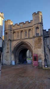 Entrance to Peterborough Cathedral precinct