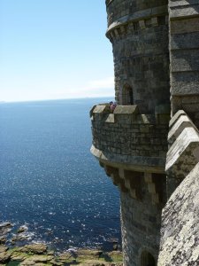Balcony looking out to sea
