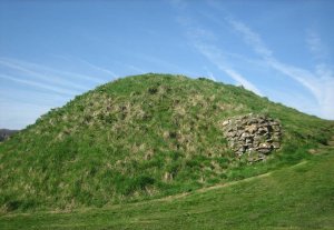 The norman motte at Caerwent